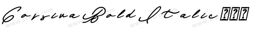 Corsiva Bold Italic字体转换